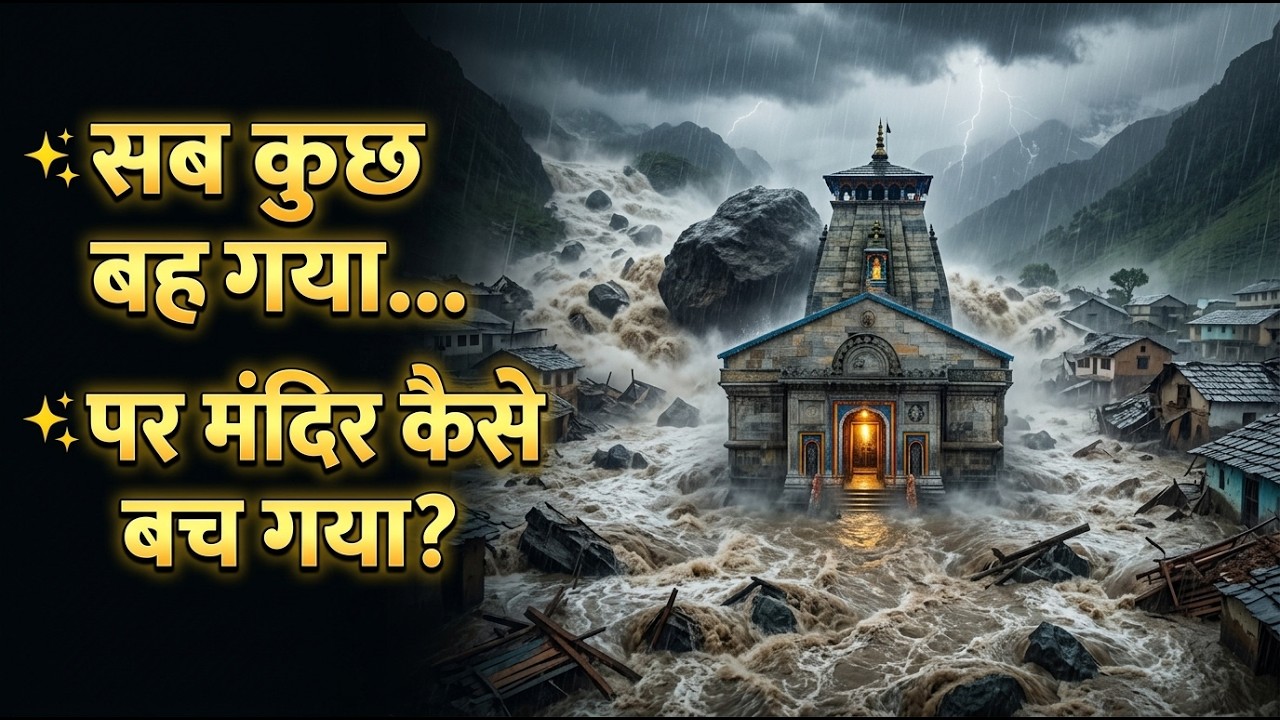 Kedarnath Flood 2013: जब सब कुछ बह गया, तो मंदिर कैसे बचा? | Bhim Shila Mystery Explained