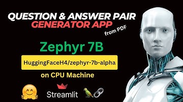 Zephyr-7B-alpha Question Answer Generator App using Langchain & Streamlit|ALL OPENSOURCE #llm #ai