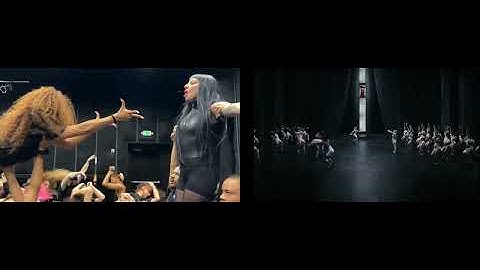Lady Gaga - Abracadabra (Rehearsal vs Music Video)