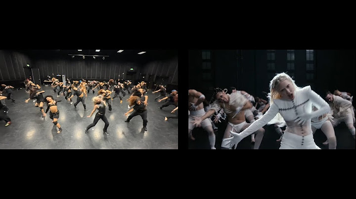 Lady Gaga - Abracadabra (Rehearsal vs Music Video)