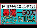 【運用報告2022年1月】つみたて・ジュニアNISAの資産がたった1ヶ月で－50万円以上の大暴落