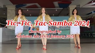 Tic, Tic, Tac Samba 2024 - Line Dance #linedanceindonesia #dance #action #samba