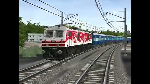 Beautiful Long TURNING of Train in IR SWR | OPEN RAILS