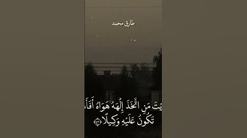 تلاوة خاشعة ومرتلة القارئ طارق محمد