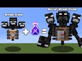 All mobs and bosses transformation in minecraft all wither storm transformations