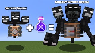 : All Mobs and Bosses Transformation in Minecraft! All Wither Storm Transformations!