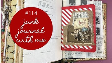 Junk Journal with me 115 - Working with more happy mail items