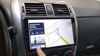 Обзор Android магнитолы для Toyota Corolla 150 2006-2012