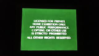 Green Canadian Warning Screens 1984-1991 Fake