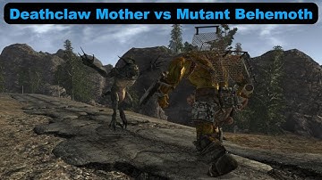 Deathclaw Mother vs Super Mutant Behemoth - Who