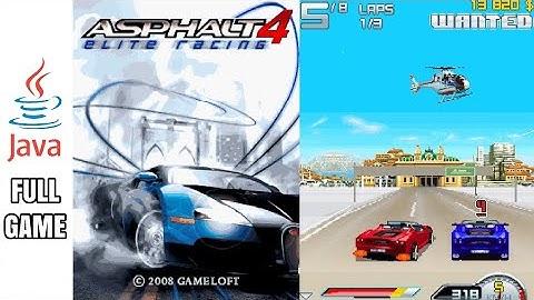 ASPHALT 4 ELITE RACING [Low Version] - Java Game (Full Gameplay No Commentary)