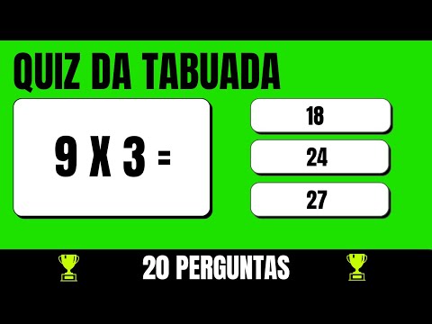 Quiz da tabuada! #aprendanotiktok #matematica