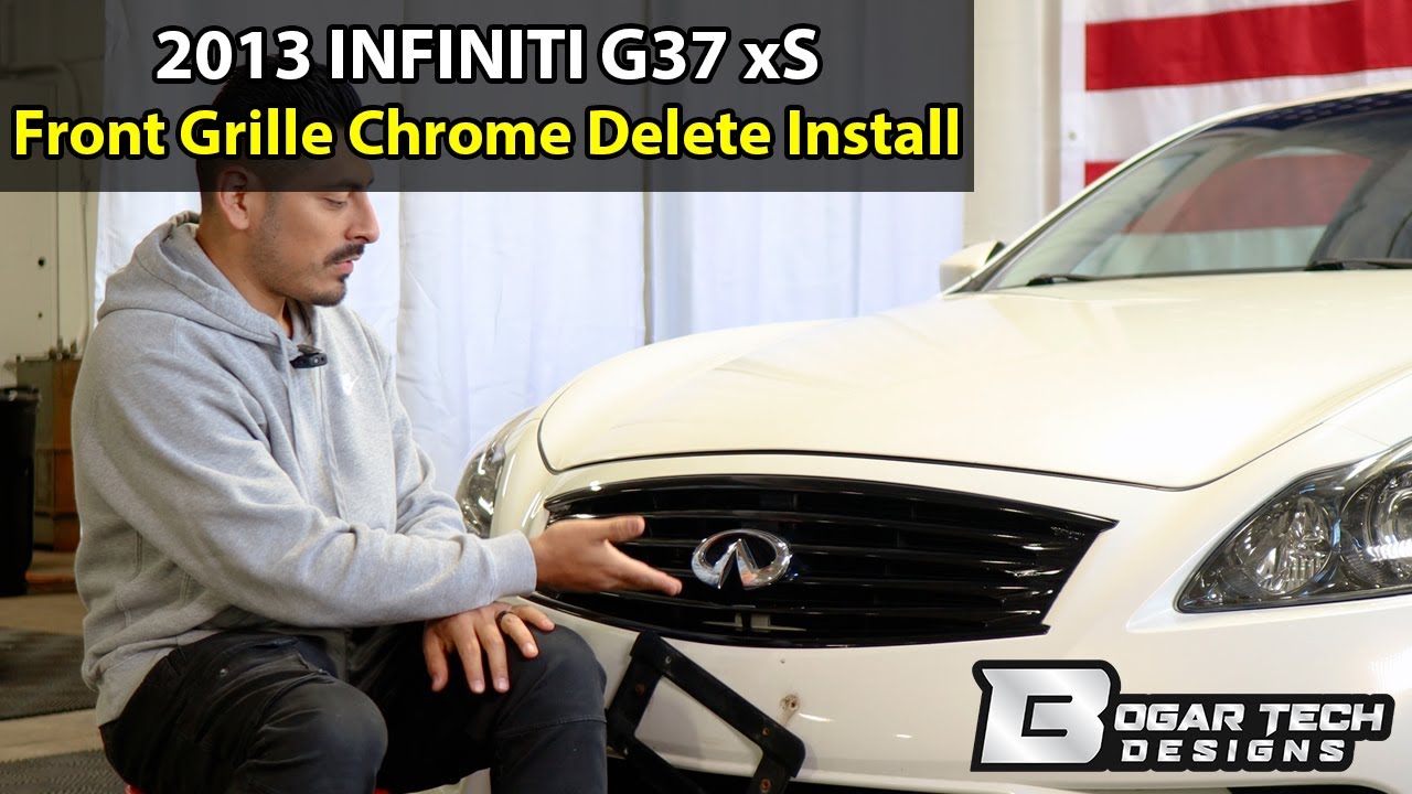 Front Bumper Upper Grille for 2010-2013 INFINITI G37 / 2011