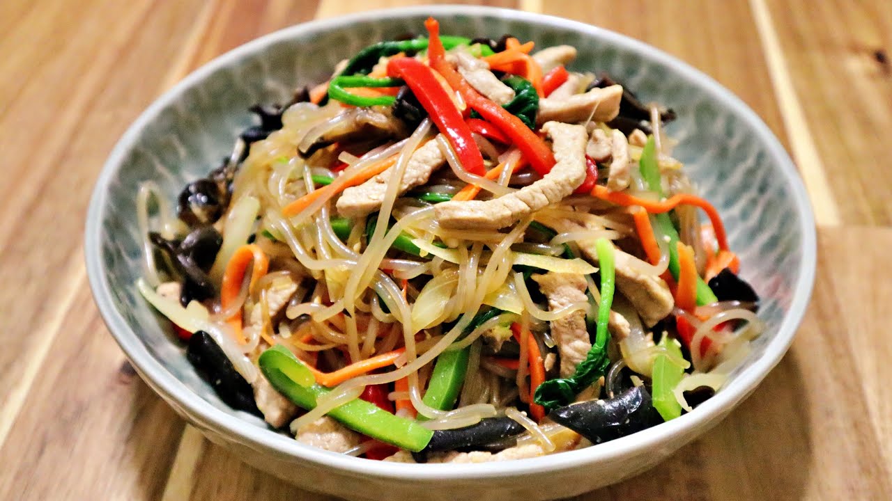 [ENG SUB] Japchae (잡채): Korean Glass Noodles with Vegetables