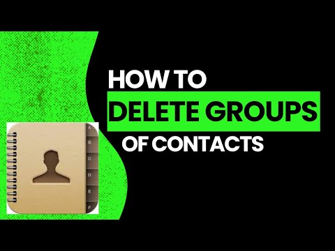 Video: Kaip ištrinti kontaktus „GroupMe“programoje?