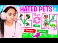 Trading The MOST HATED PETS Only In Adopt Me! Roblox