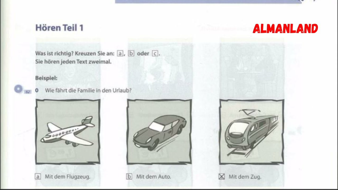 ModellTEST Start Deutsch A1 Modelltest Hören Teil 1 2 3 Goethe,Ösd,Telc A1 Sertifika Dinleme 5 ...