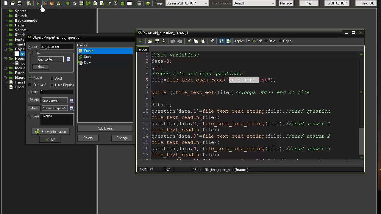 text based gamemaker YouTube