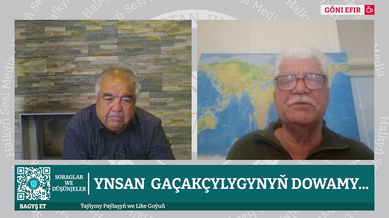 🔴 𝐒𝐎𝐑𝐀𝐆𝐋𝐀𝐑 𝐖𝐄 𝐃𝐔̈𝐒̧𝐔̈𝐍𝐉𝐄𝐋𝐄𝐑 | Ynsan  gaçakçylygynyň dowamy...