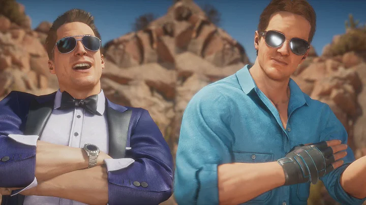 Linden Ashby (Johnny) Vs Johnny Cage | All Intro/I...