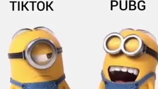 Minions gif. Pubg vs tiktok