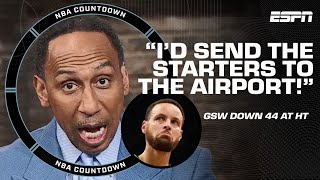 Celebrity Stephen A. reacts to Celtics' record halftime lead over GSW: 'EPIC BUTT WHOOPING!' | NBA Countdown Profile