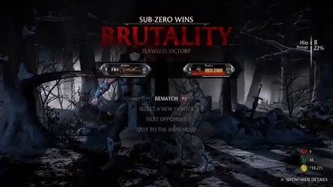 MKXL Unbreakable Sub-Zero VS