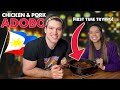 WE MADE ADOBO! FILIPINO CHICKEN & PORK ADOBO FOR THE FIRST TIME!
