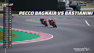 Pecco Bagnaia vs Enea Bastianini - MotoGP™ 2024 SanMarinoGP