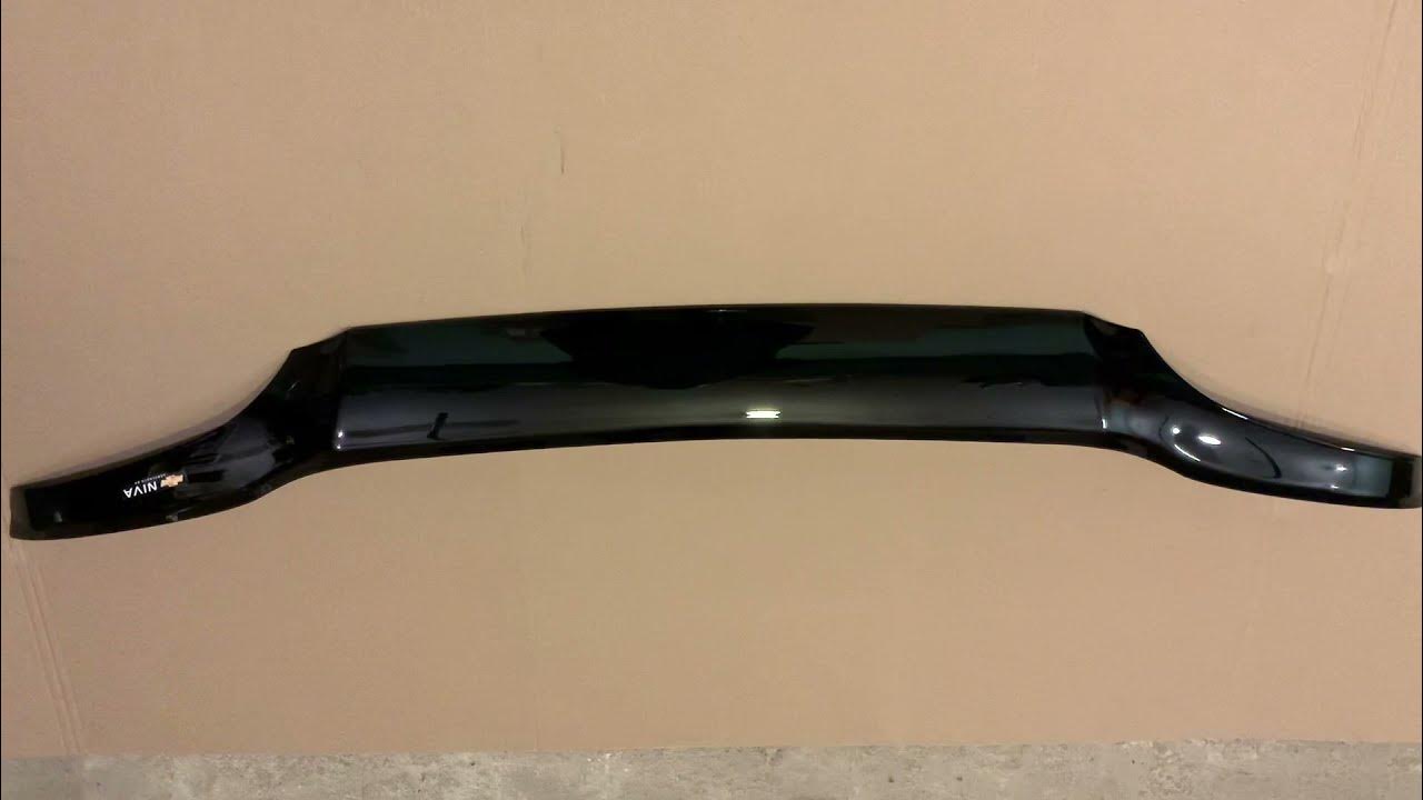 Отбойник капота Шевроле нивы с еврокреплением - YouTube