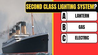 Titanic Second Class| Quiz Edition
