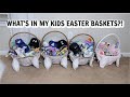 WHAT'S IN MY KIDS EASTER BASKETS 2019 // EASTER BASKET IDEAS FOR BOYS AND BABY GIRL