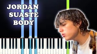 Video thumbnail of "Jordan Suaste - Body (Piano Tutorial)"