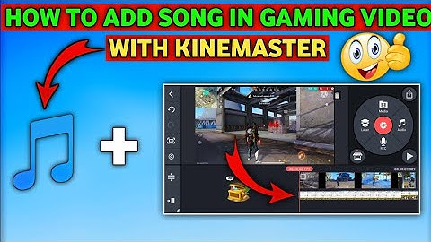 GAMING VIDEOS: How to Add Music With Kinemaster In 2024|| Video Editing Tutorial