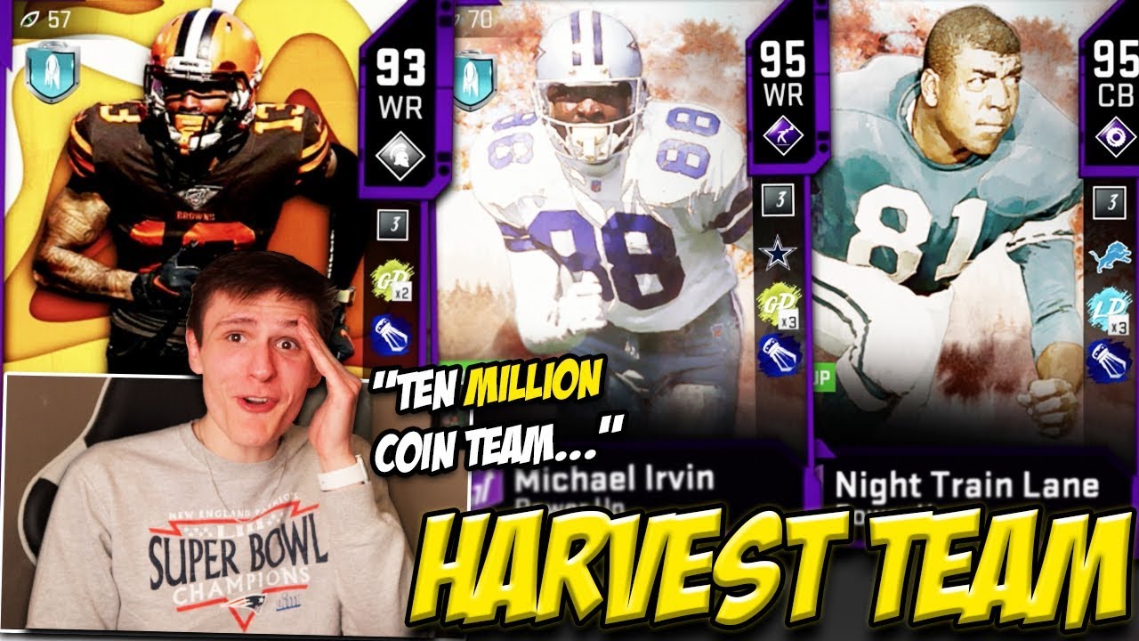 10 MILLION COIN ENTIRE *HARVEST* TEAM - Madden 20 Ultimate Team