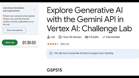 GSP515-Explore Generative AI with the Gemini API in Vertex AI: Challenge Lab