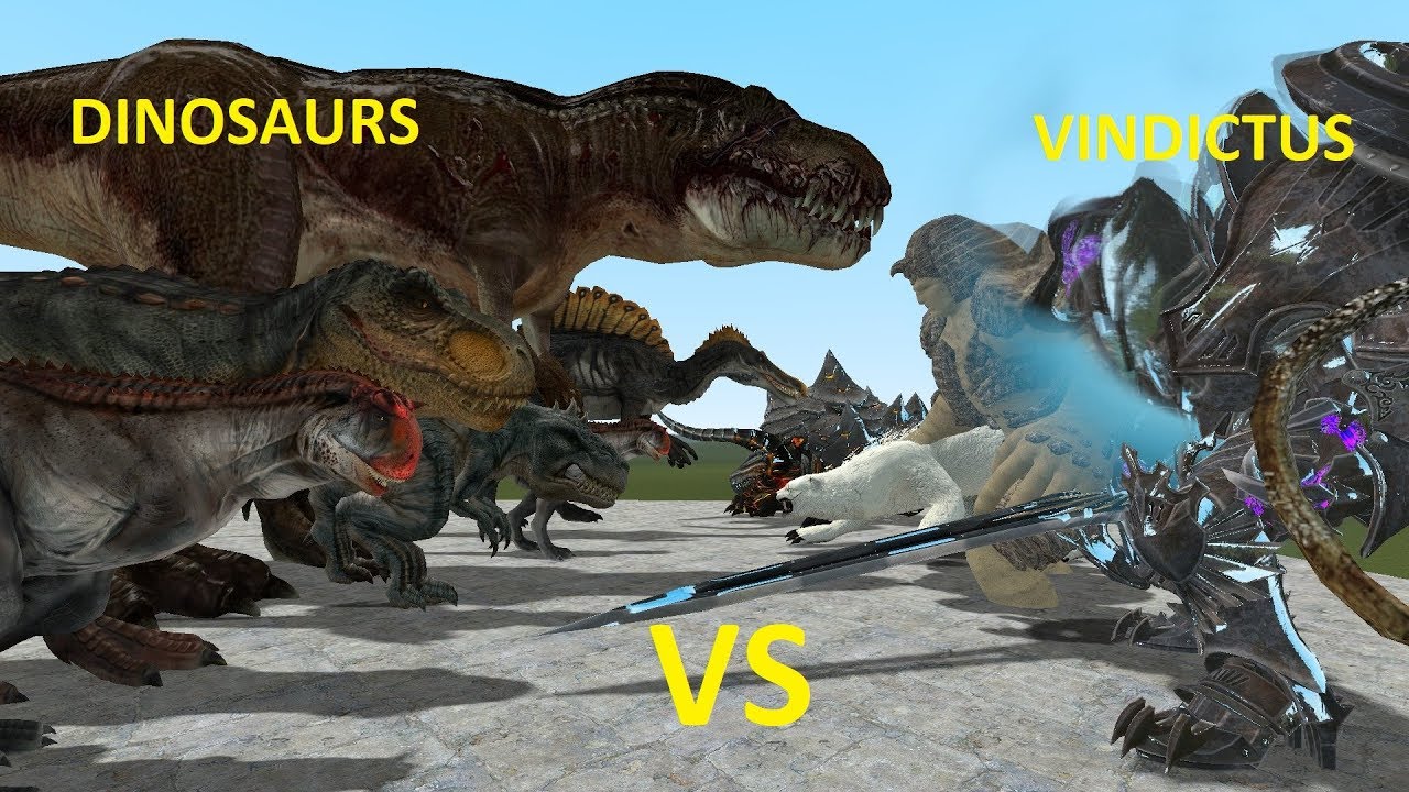 vindictus boss  Update  NPC DINOSAURS VS VINDICTUS BOSSES - GMOD FIGHTS