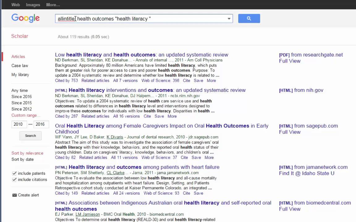 Google Scholar – The Google you probably don’t know about… – The ...