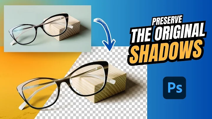 New Method For Transparent Shadows That You Can Save As PNG - Photoshop Tutorial