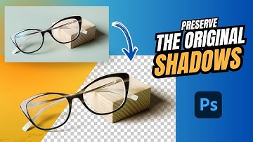 New Method For Transparent Shadows That You Can Save As PNG - Photoshop Tutorial