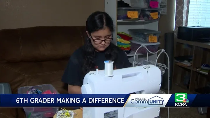 12-year-old makes hundreds of masks amid COVID-19 outbreak