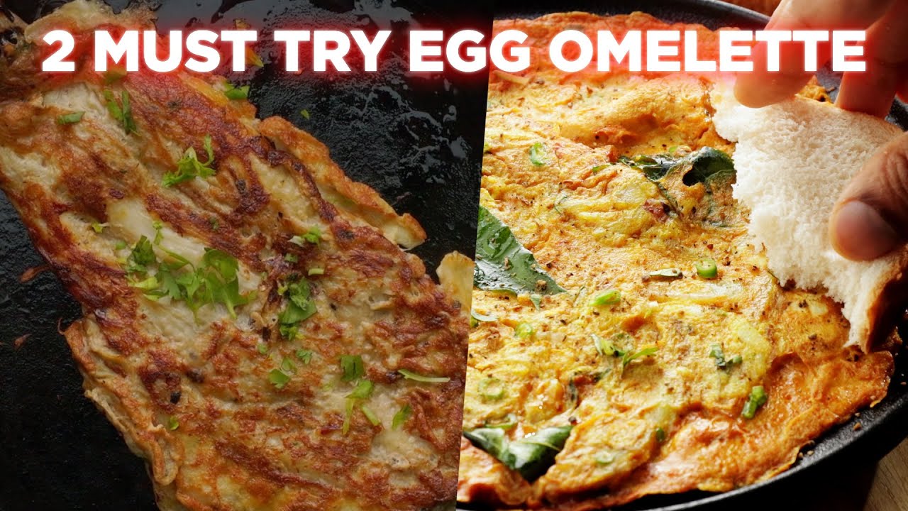 2 Must Try Egg Omelette Recipes - YouTube