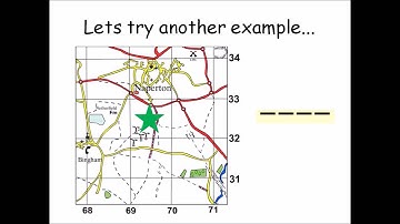 How to use four figure grid references - Geographical skills
