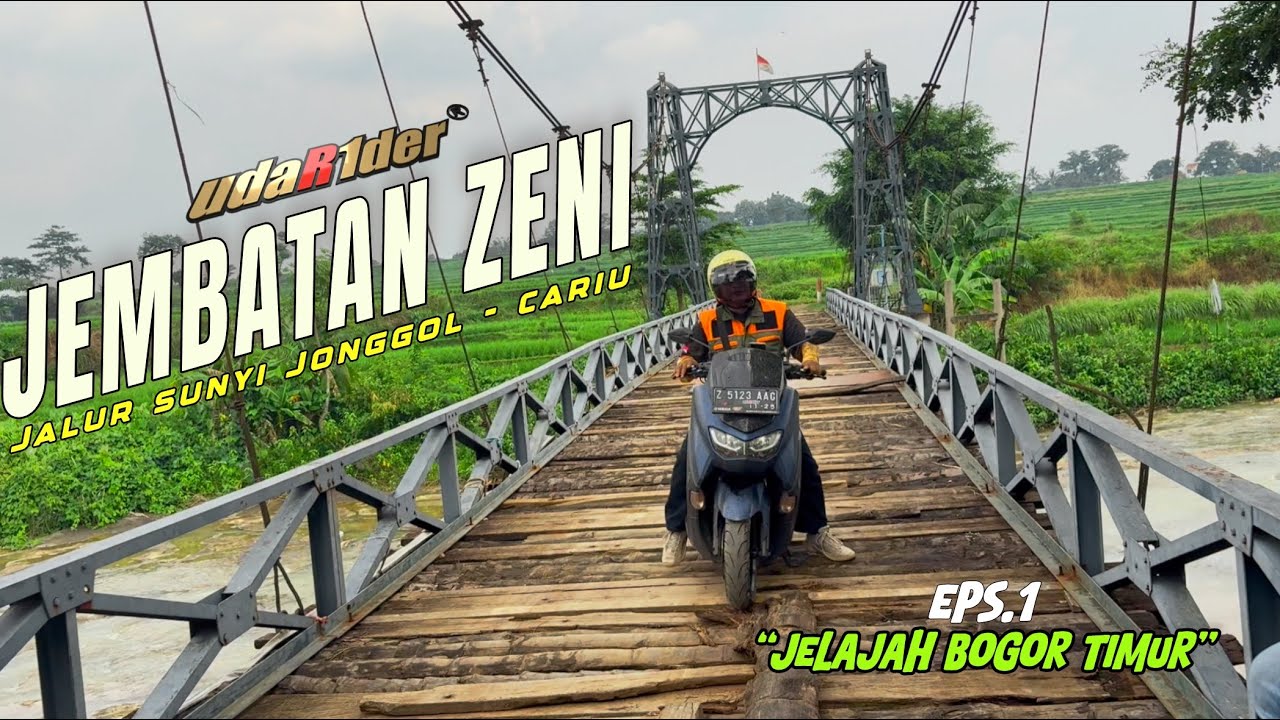 Jalur Desa yang Jarang Diketahui‼️ Jembatan Zeni AD Balekambang & Bendungan Cikumpeni, Bogor…eps.1