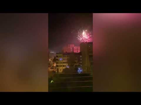 Foggia saluta il nuovo anno ♥️ Fuochi in ogni zona della città
