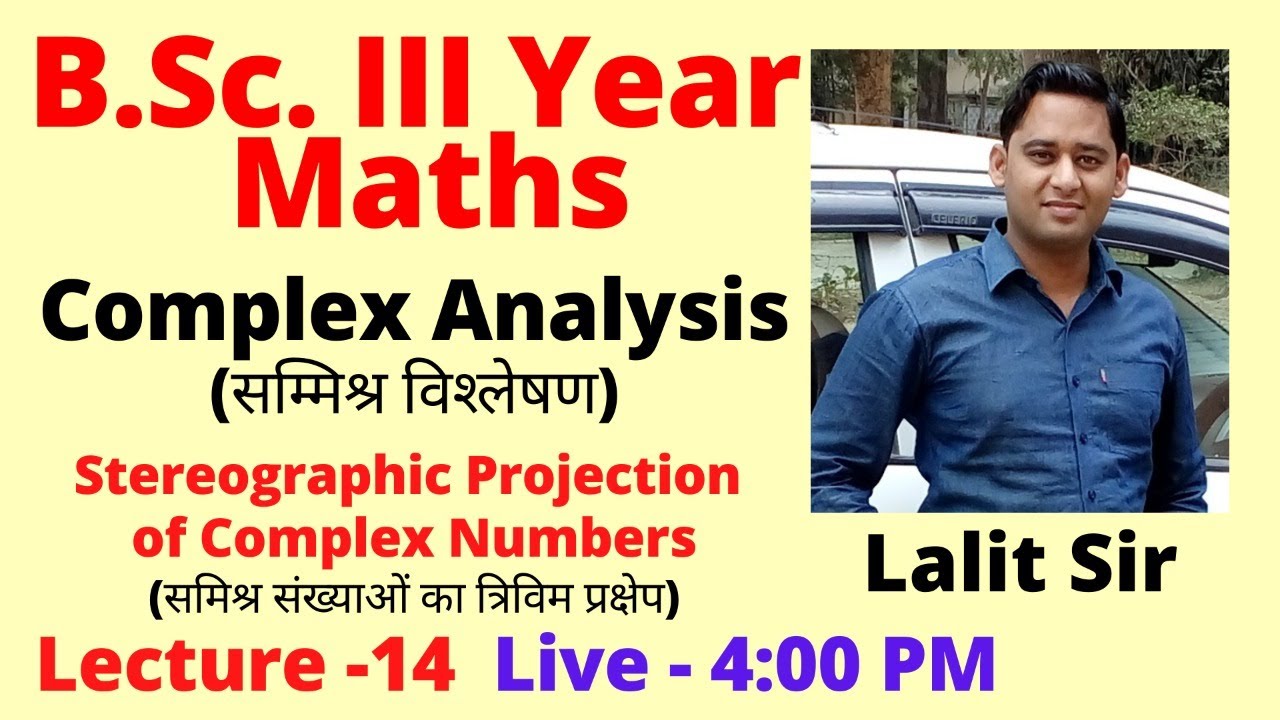 Complex Analysis | B.Sc. 3rd year Maths | Lecture - 14 | Stereographic ...