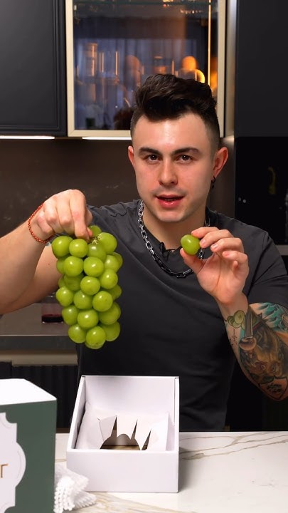 ПРОБУЮ КОРЕЙСКИЙ ВИНОГРАД ЗА 5000К🍇 - YouTube