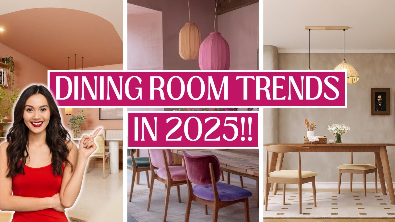 The Dining Room Trends That Will DOMINATE 2025 - YouTube