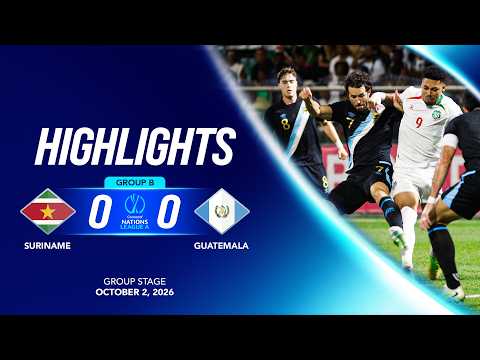 Suriname vs Guatemala | 26/27 Concacaf Nations League Group Stage