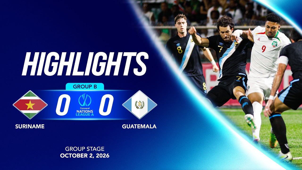 Suriname vs Guatemala | 26/27 Concacaf Nations League Group Stage